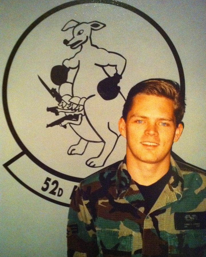 Tommy in his military uniform